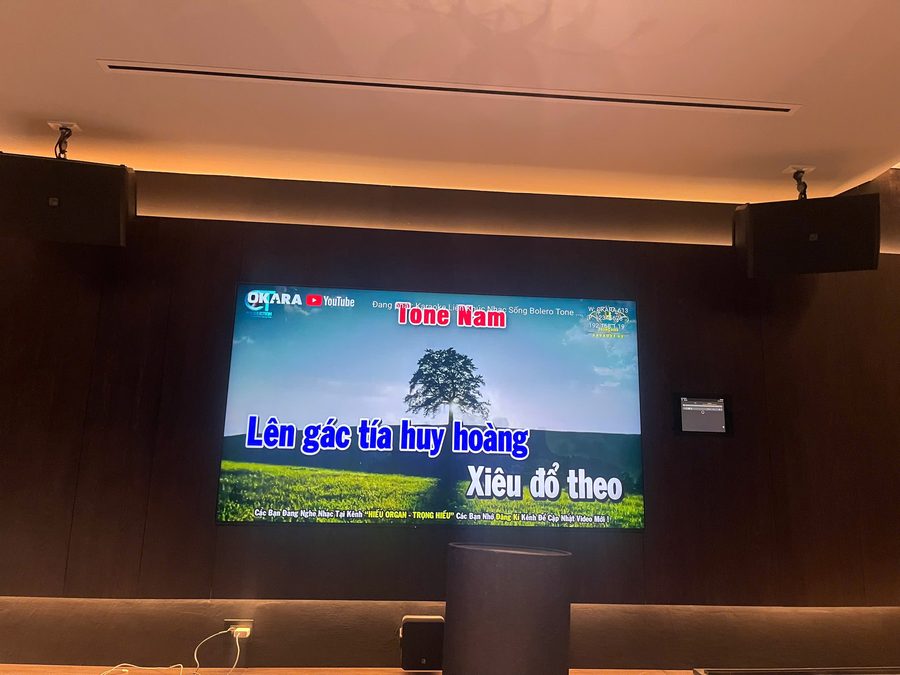 Phòng karaoke, home theater cho biệt thự gia đình